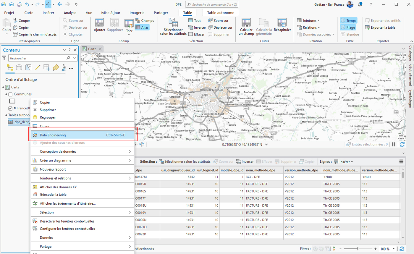 Bien préparer ses données avec Data Engineering d'ArcGIS Pro