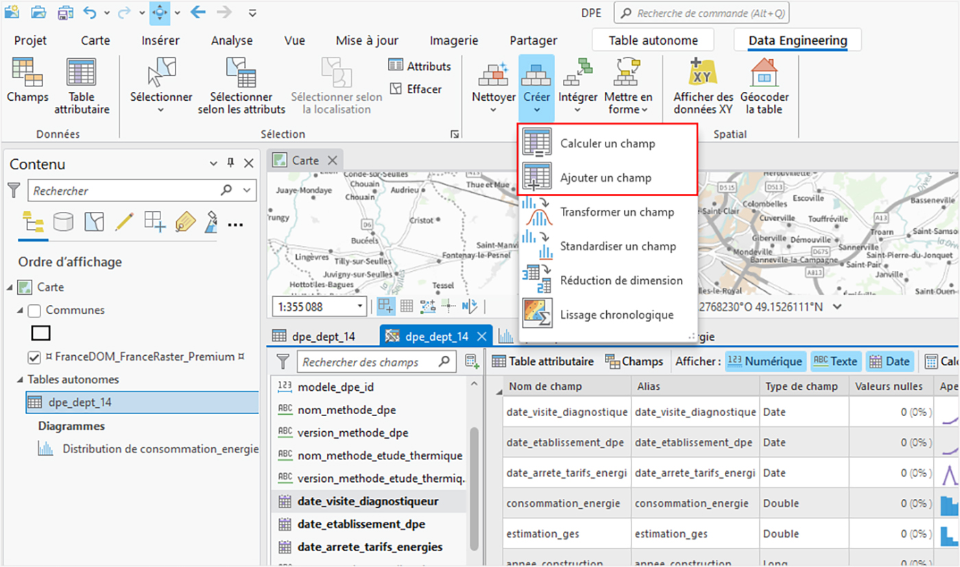 Bien préparer ses données avec Data Engineering d'ArcGIS Pro