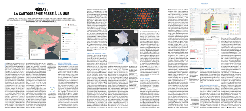 Médias : la cartographie passe à la Une 