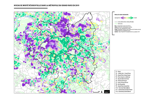 Mixité sociale et ségrégation dans la Métropole du Grand Paris