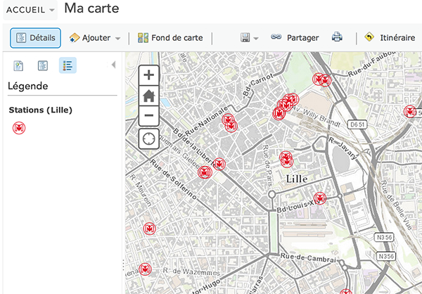 Utiliser des symboles personnalisés dans ArcGIS Online