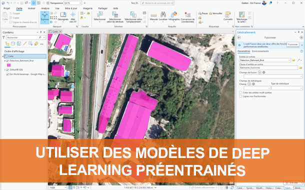 Utiliser des modèles de Deep Learning préentrainés dans ArcGIS Pro