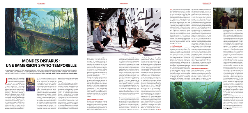 Mondes Disparus : une immersion spatio-temporelle Mondes Disparus : une immersion spatio-temporelle