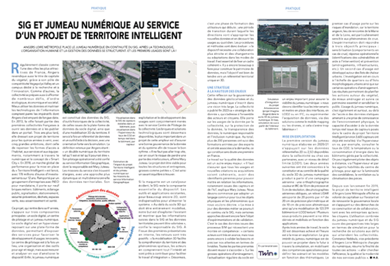 SIG et jumeau numérique au service d’un projet de Territoire Intelligent