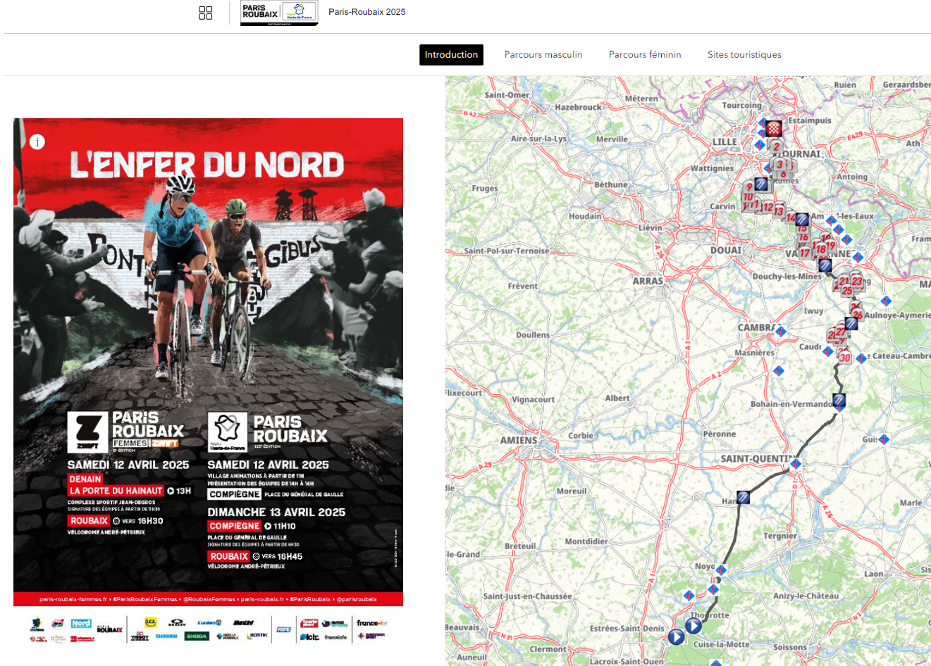 Paris-Roubaix à la carte Paris-Roubaix à la carte