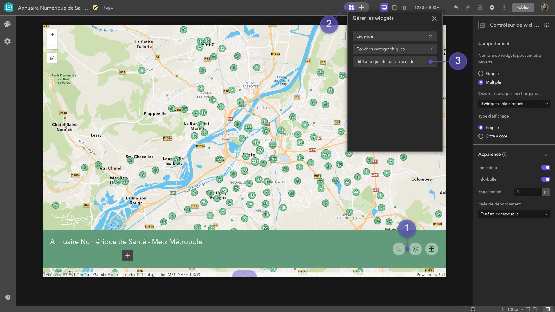Prendre en main le mode express d'ArcGIS Experience Builder