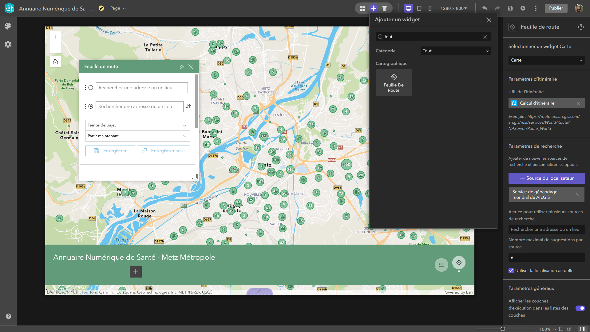 Prendre en main le mode express d'ArcGIS Experience Builder