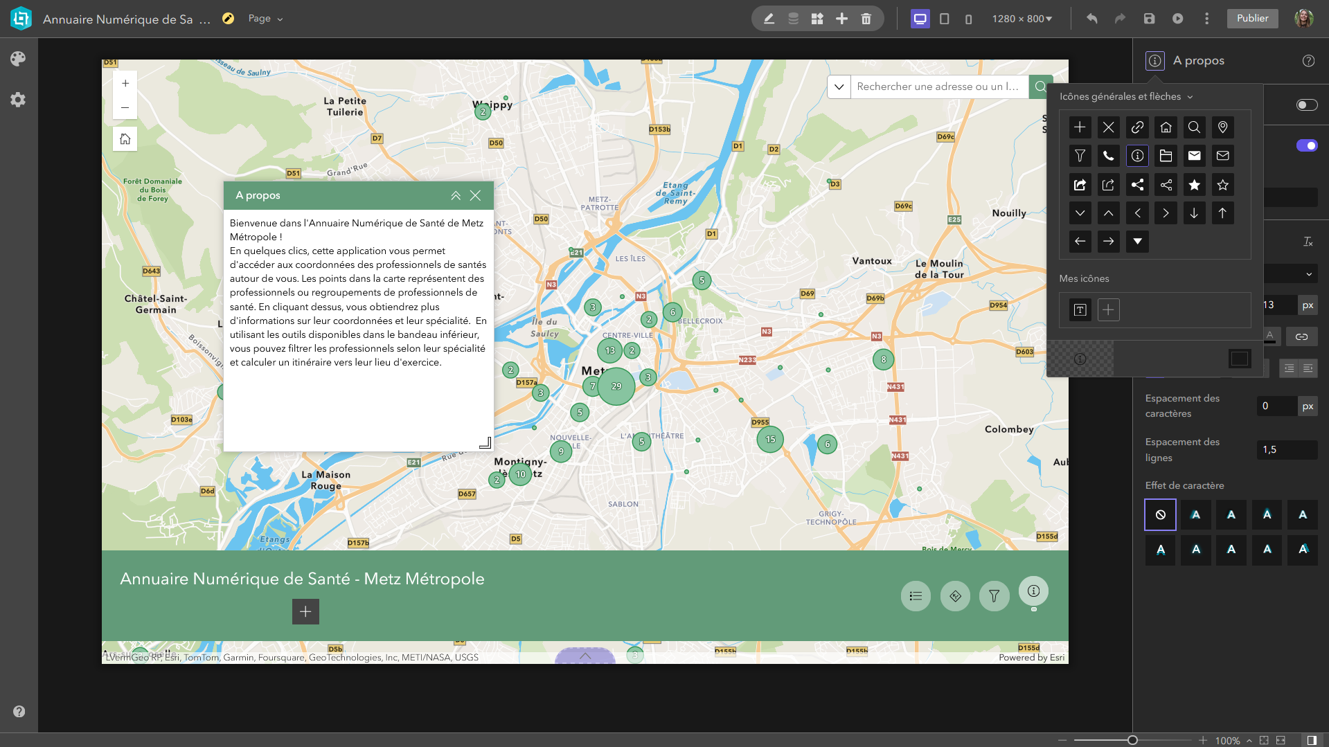 Prendre en main le mode express d'ArcGIS Experience Builder