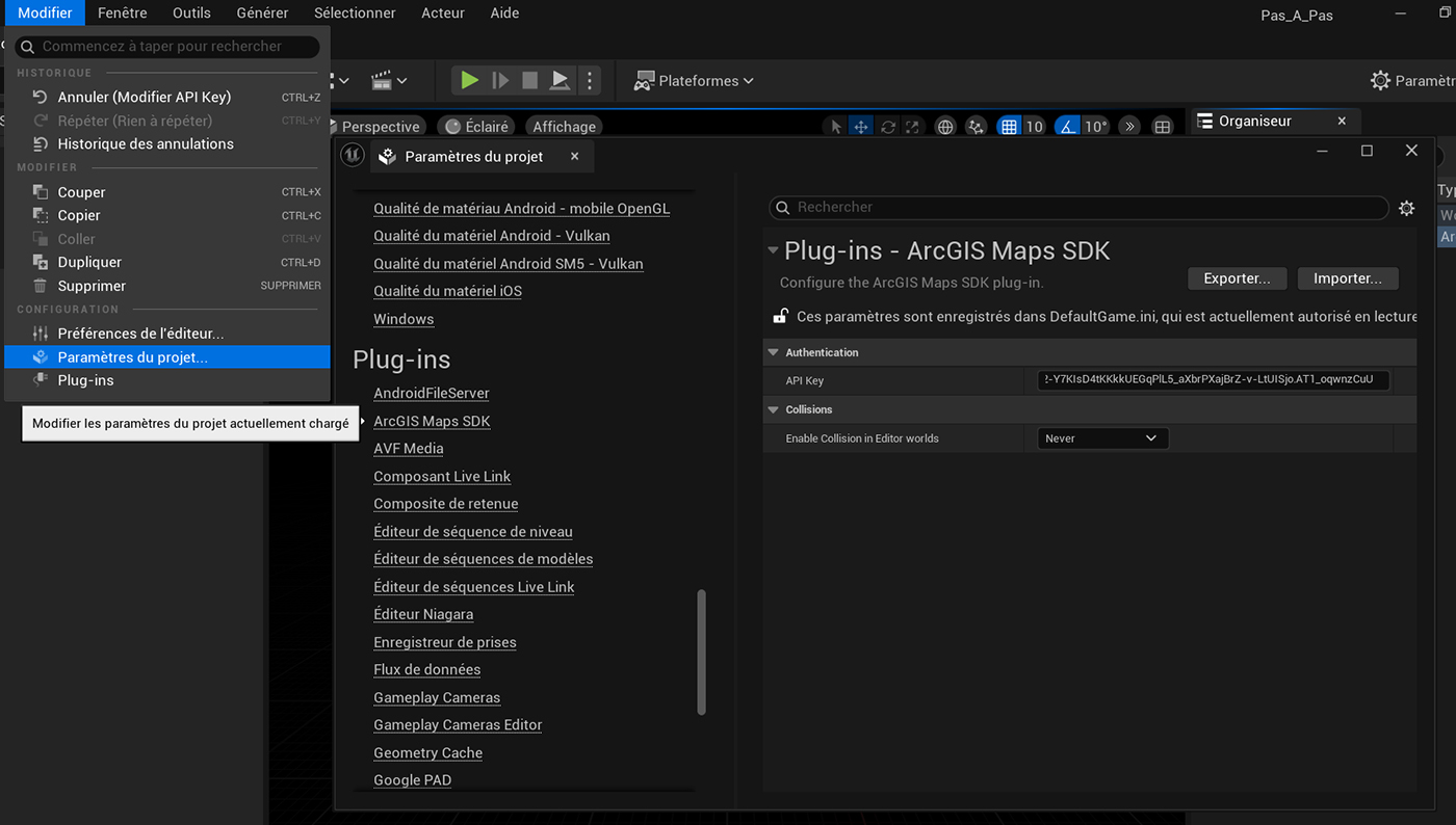 Initiation à ArcGIS Maps SDK for Unreal Engine