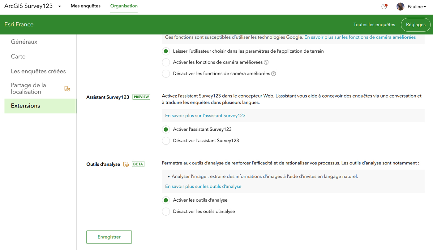 Tirez parti de l’analyse par IA dans ArcGIS Survey123