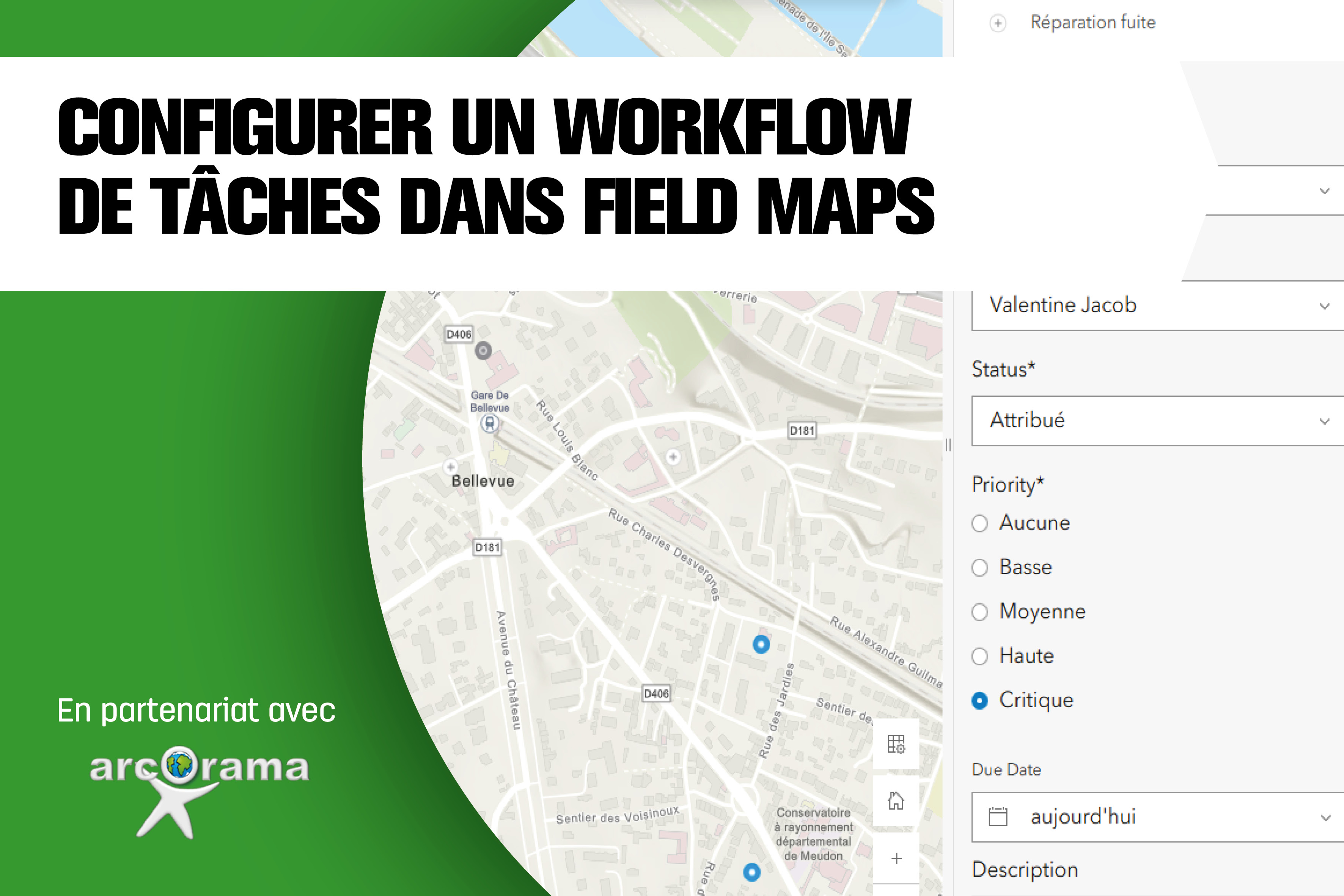Configurer un workflow de Tâches dans Field Maps