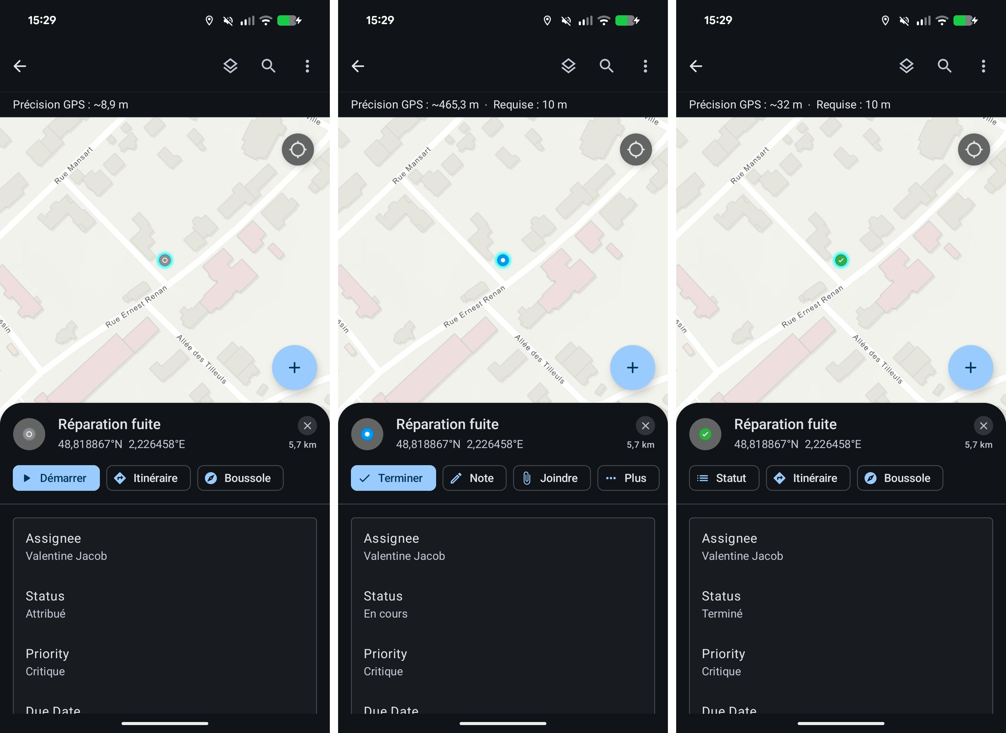 Configurer un workflow de Tâches dans Field Maps