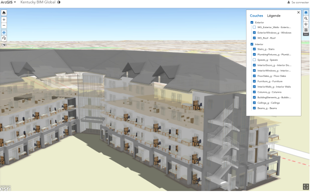 Exemple d’intégration de modèle BIM dans ArcGIS Online