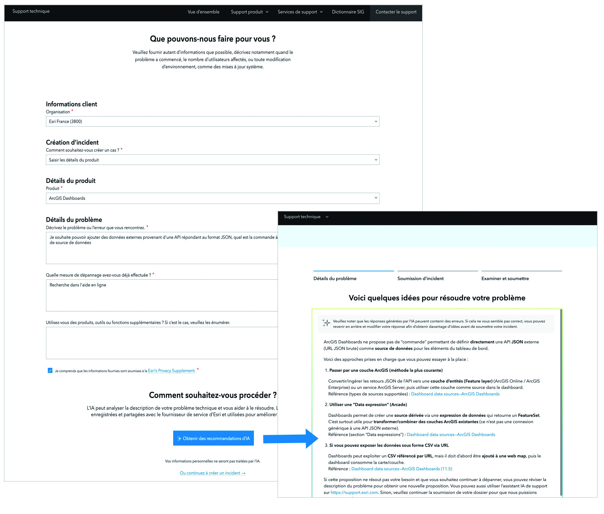 Assister les utilisateurs ArcGIS