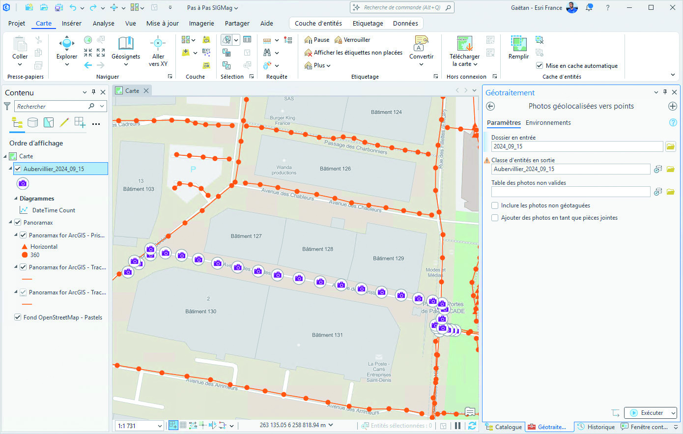 Publiez vos photos avec Panoramax for ArcGIS