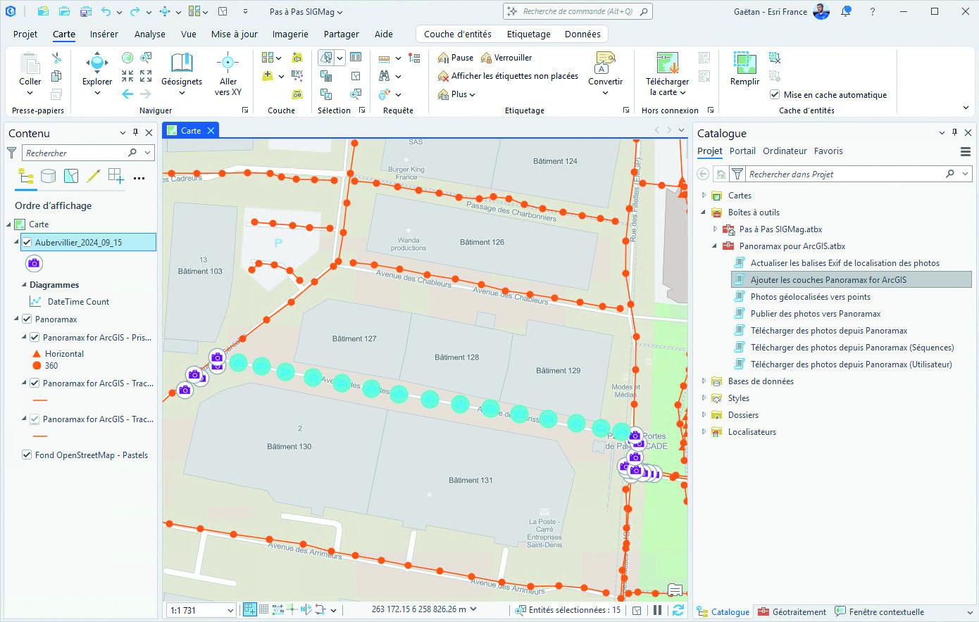 Publiez vos photos avec Panoramax for ArcGIS