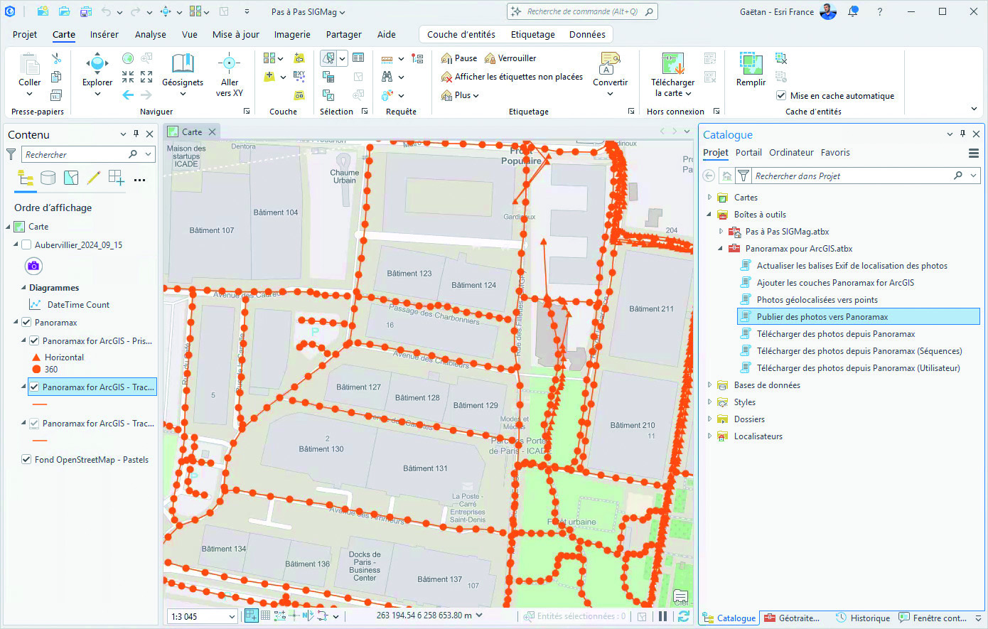 Publiez vos photos avec Panoramax for ArcGIS
