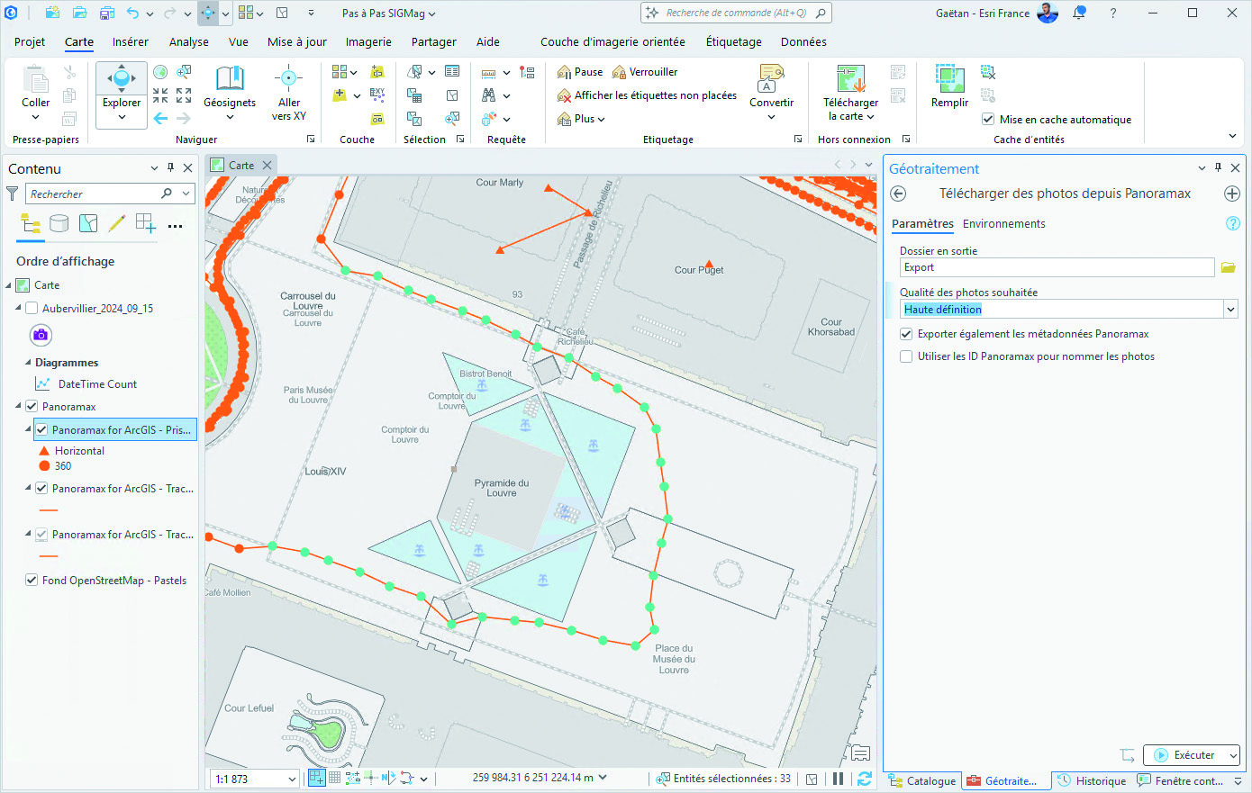 Publiez vos photos avec Panoramax for ArcGIS