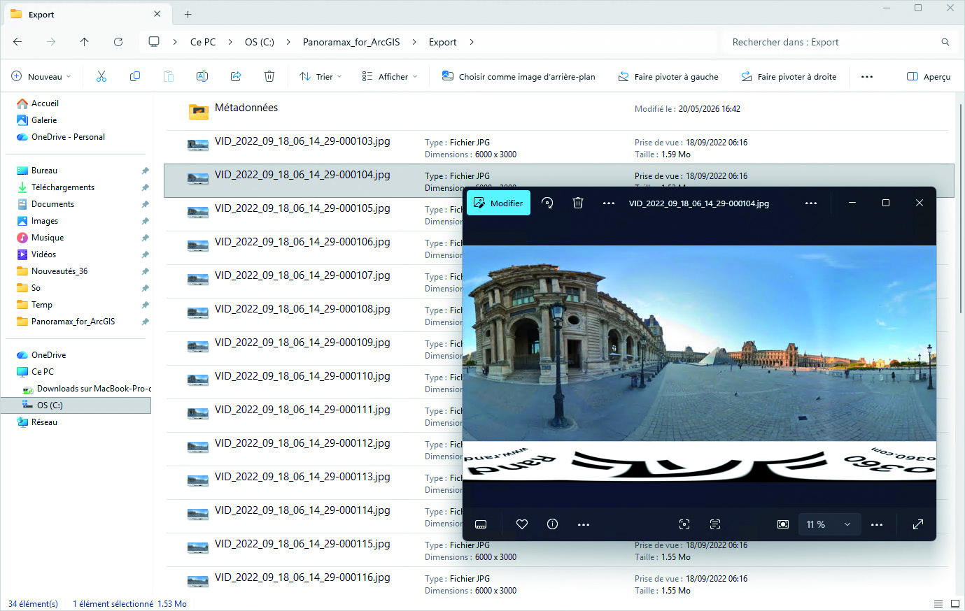 Publiez vos photos avec Panoramax for ArcGIS