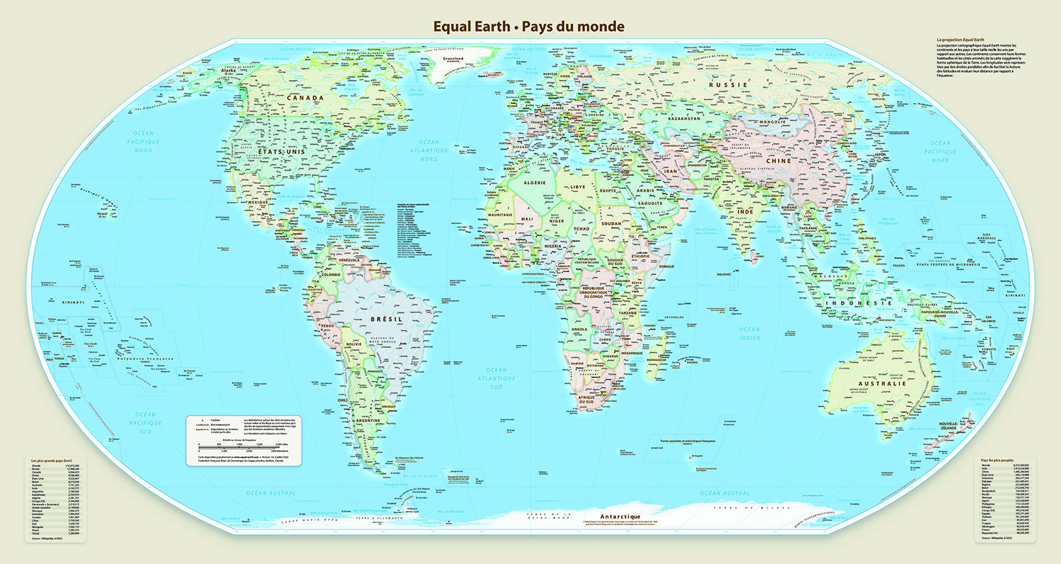La carte corrigée