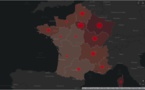 Coronavirus Covid-19 : une carte pour suivre la progression du virus en France