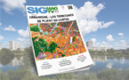 Urbanisme, les territoires se plient en cartes - Méthode agile &amp; SIG - Assureurs &amp; Climat - GeoMSF - Map'O - ArcGIS for Microsoft Power BI... Découvrez le sommaire du nouveau SIGMAG