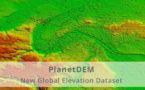 PlanetDEM, un nouveau Modèle Numérique d'Elévation mondial