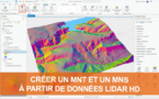 Créer un MNT et un MNS à partir de données LiDAR HD