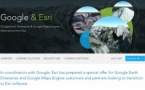 Esri prêt à accueillir les utilisateurs de Google Earth Enterprise