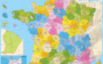L'IGN édite la nouvelle carte de la France administrative et calcule les centres géographiques de chaque département