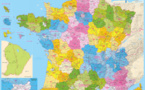 L'IGN édite la nouvelle carte de la France administrative et calcule les centres géographiques de chaque département